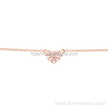Products in 14K Rose Gold Heart Necklace